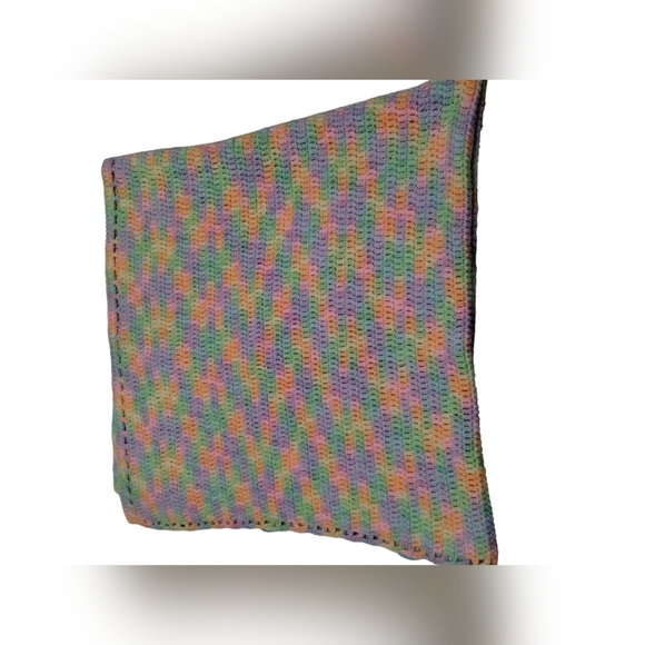 Handmade‎ colorful baby blanket. - Picture 1 of 9